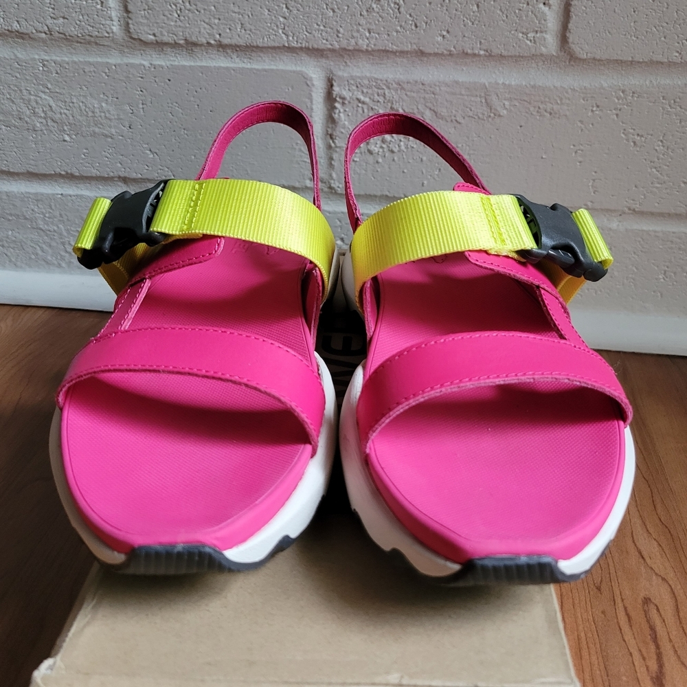 SOREL Kinetic Impact Sling Sandals Cactus Pink 8, New Without Box - Picture 4 of 8